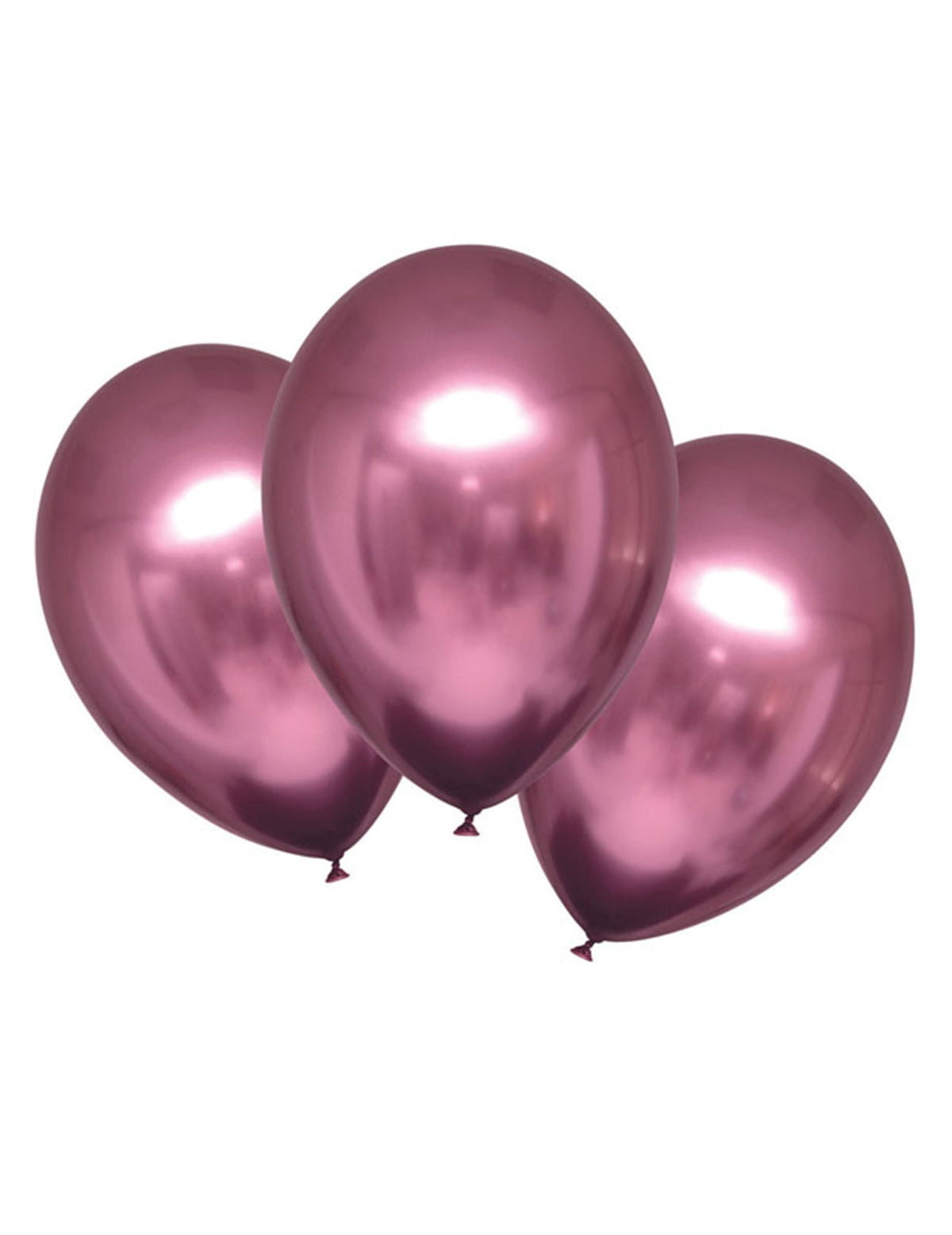 Ballons en latex pour fête roses satinés