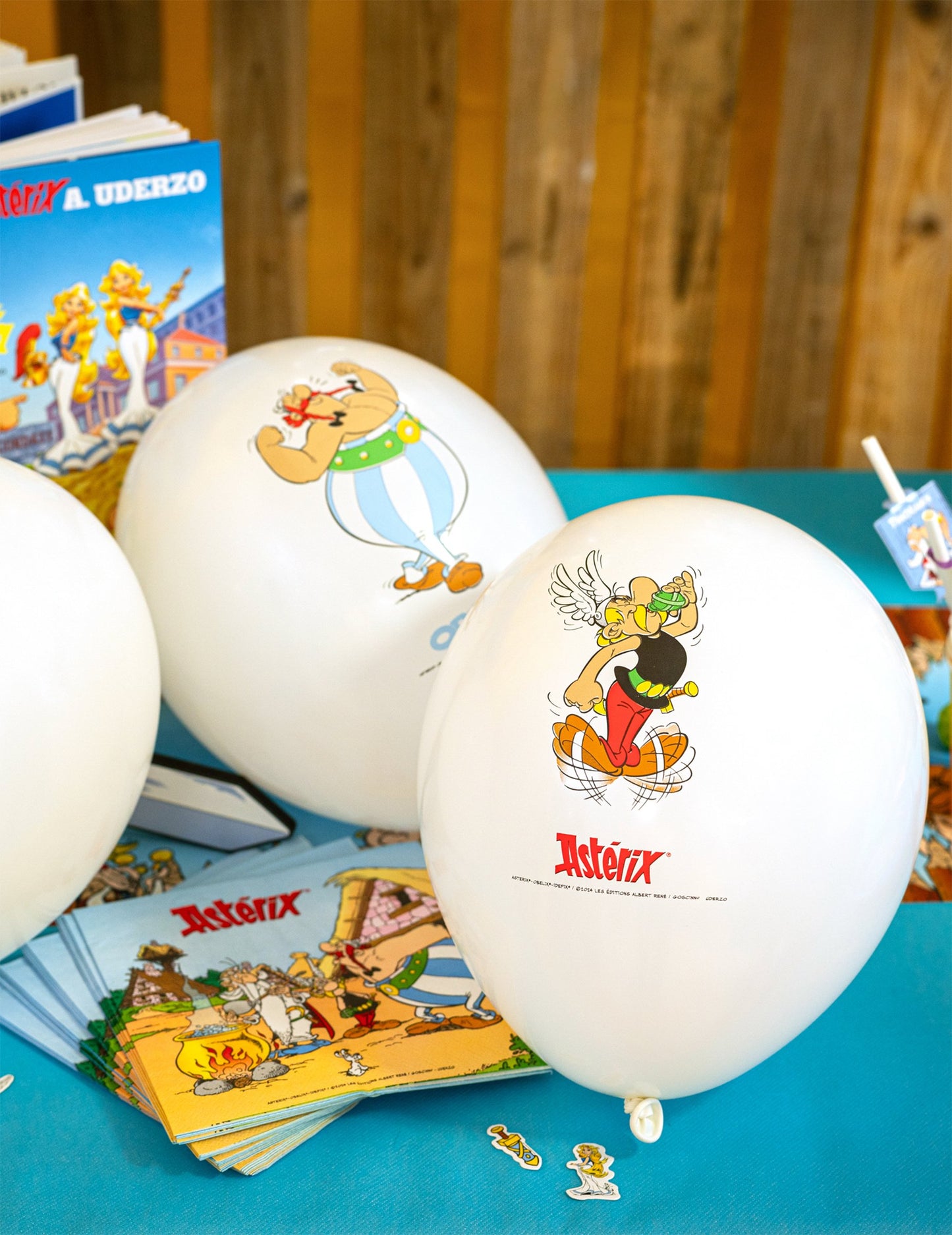6 baloane din latex asterix 27 cm