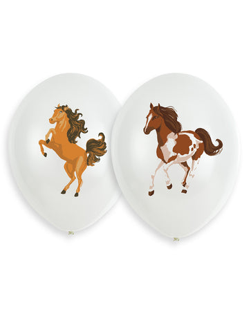6 baloane din latex cu cal frumos 27 cm modele cu cai 