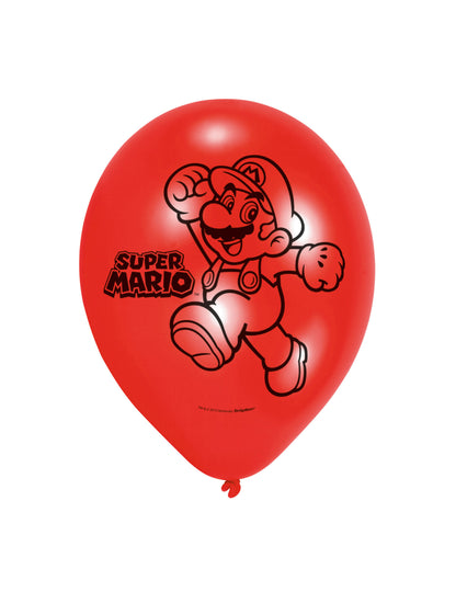 6 baloane Super Mario Latex