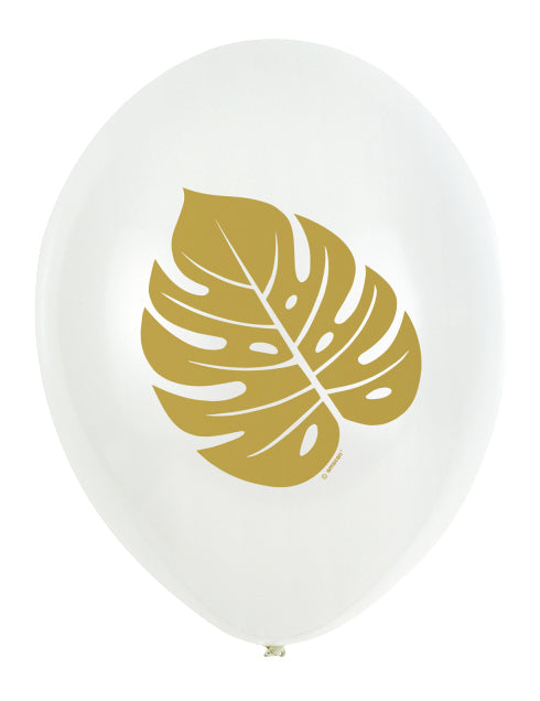 6 baloane tropicale chic latex 27,5 cm
