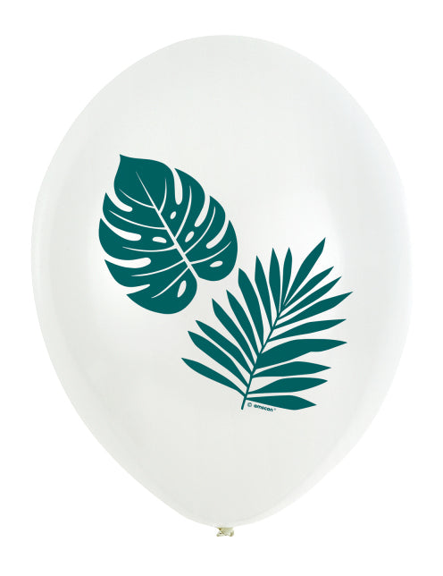 6 baloane tropicale chic latex 27,5 cm