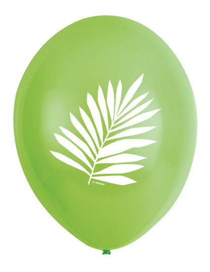 6 baloane tropicale chic latex 27,5 cm