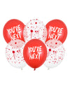 6 Baloane din latex You're next 30 cm