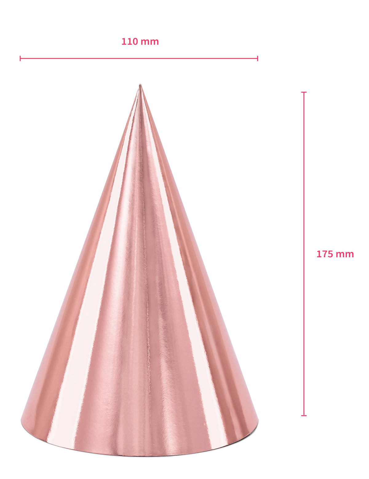 Dimensions des chapeaux de fête pour anniversaire