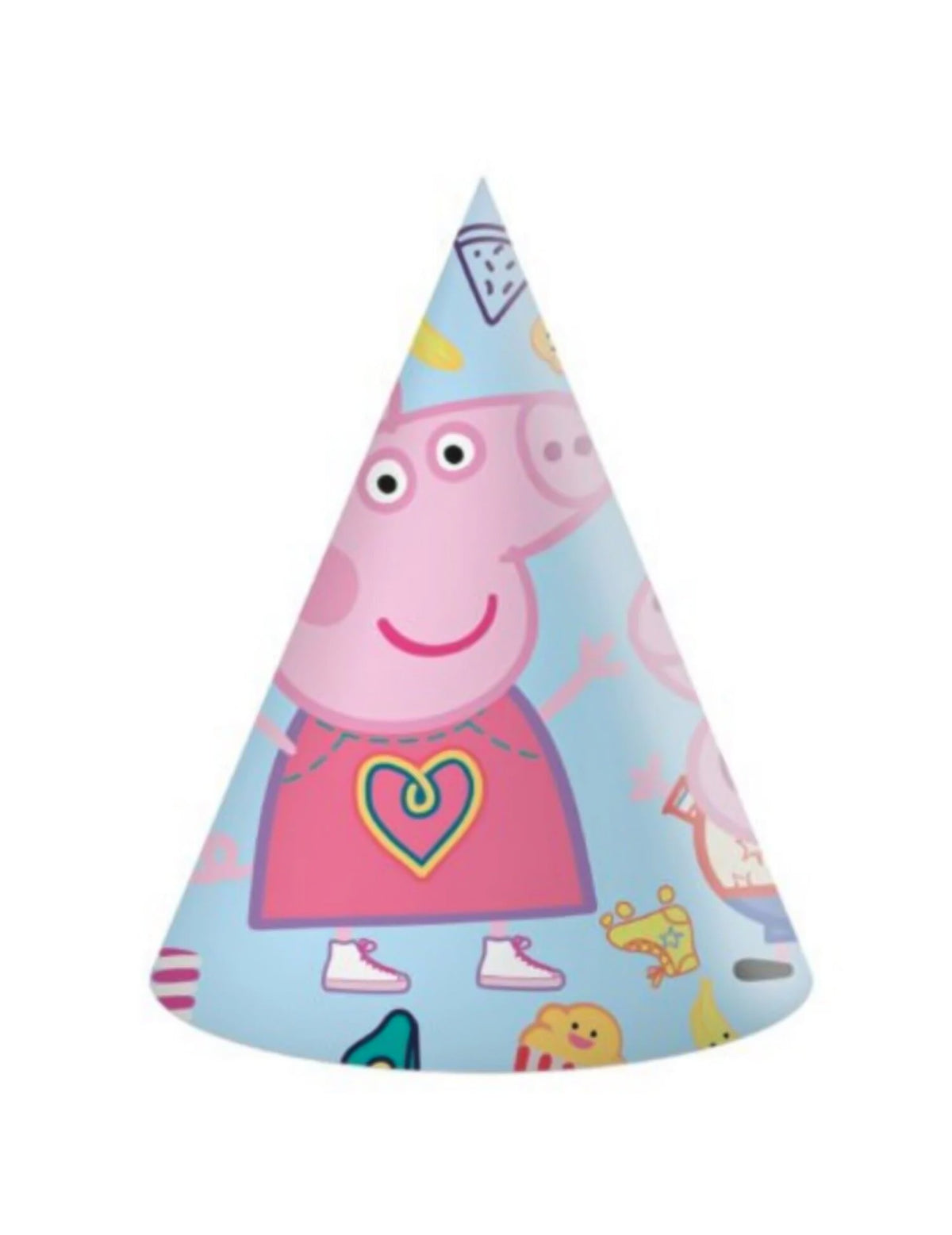 Chapeau de fête Peppa Pig pour enfant bleu