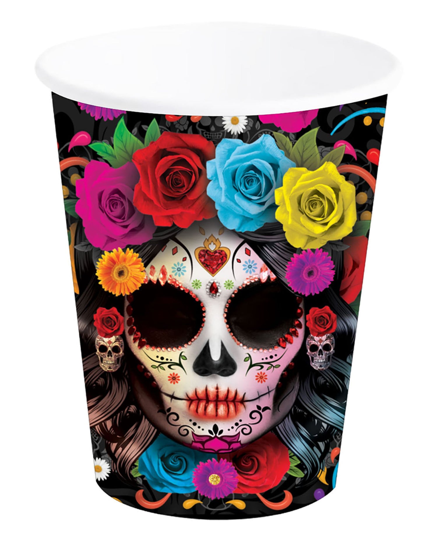 6 Catrina Dia de los Muertos 240 ml căni