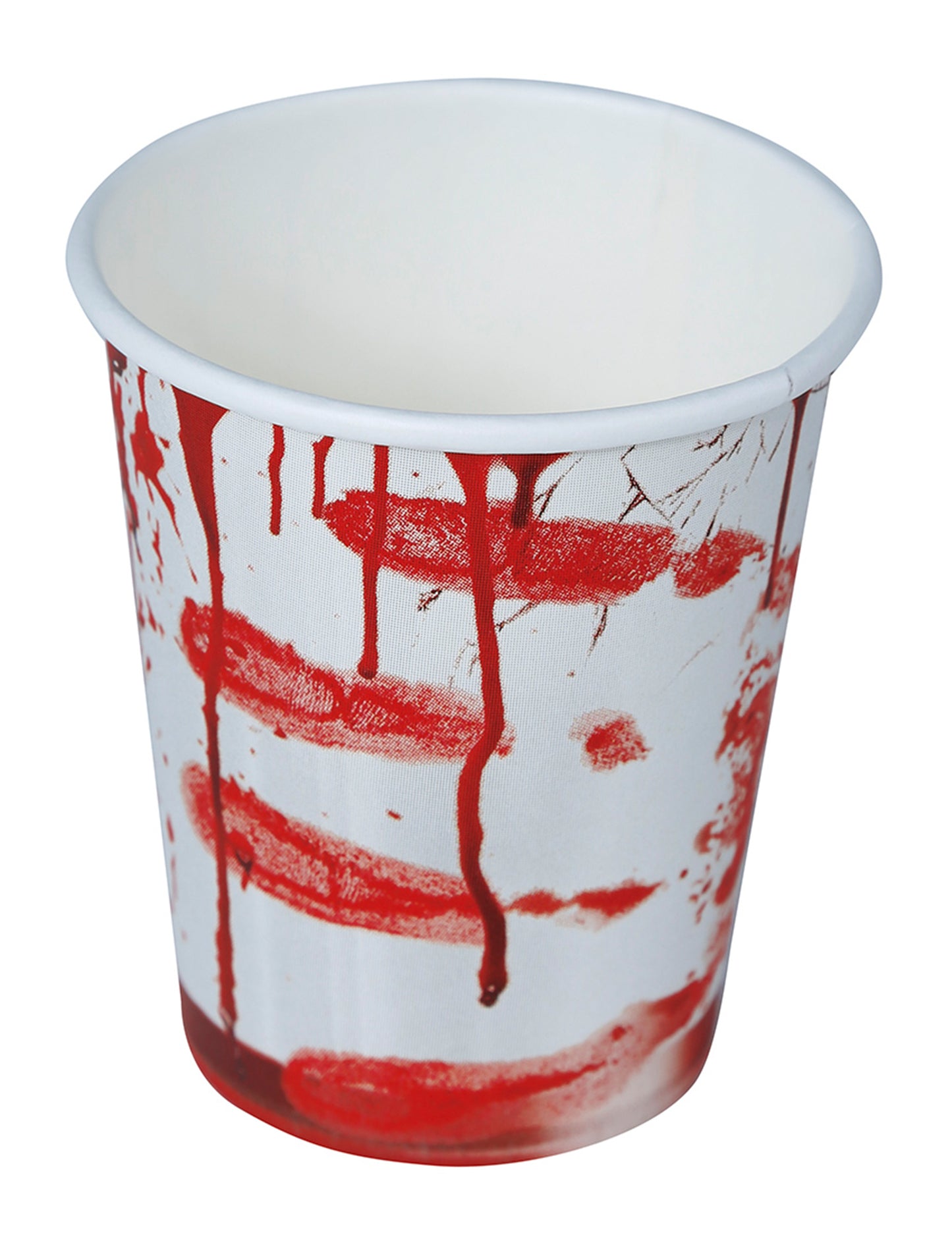 6 căni sângeroase de carton de Halloween 240 ml