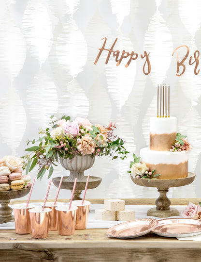 6 cupe de trandafiri de aur 220 ml