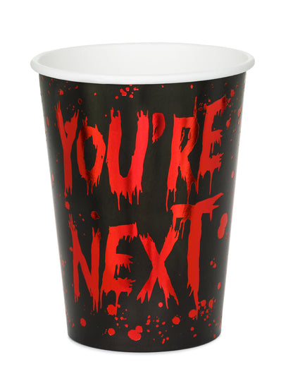 6 Pahare din carton You're Next 250 ml