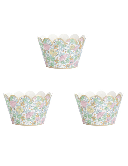 6 matrițe de cupcake shabby