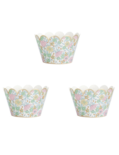 6 matrițe de cupcake shabby