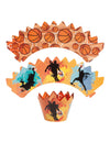 Kit decorare 6 brioșe cu toper Basketball