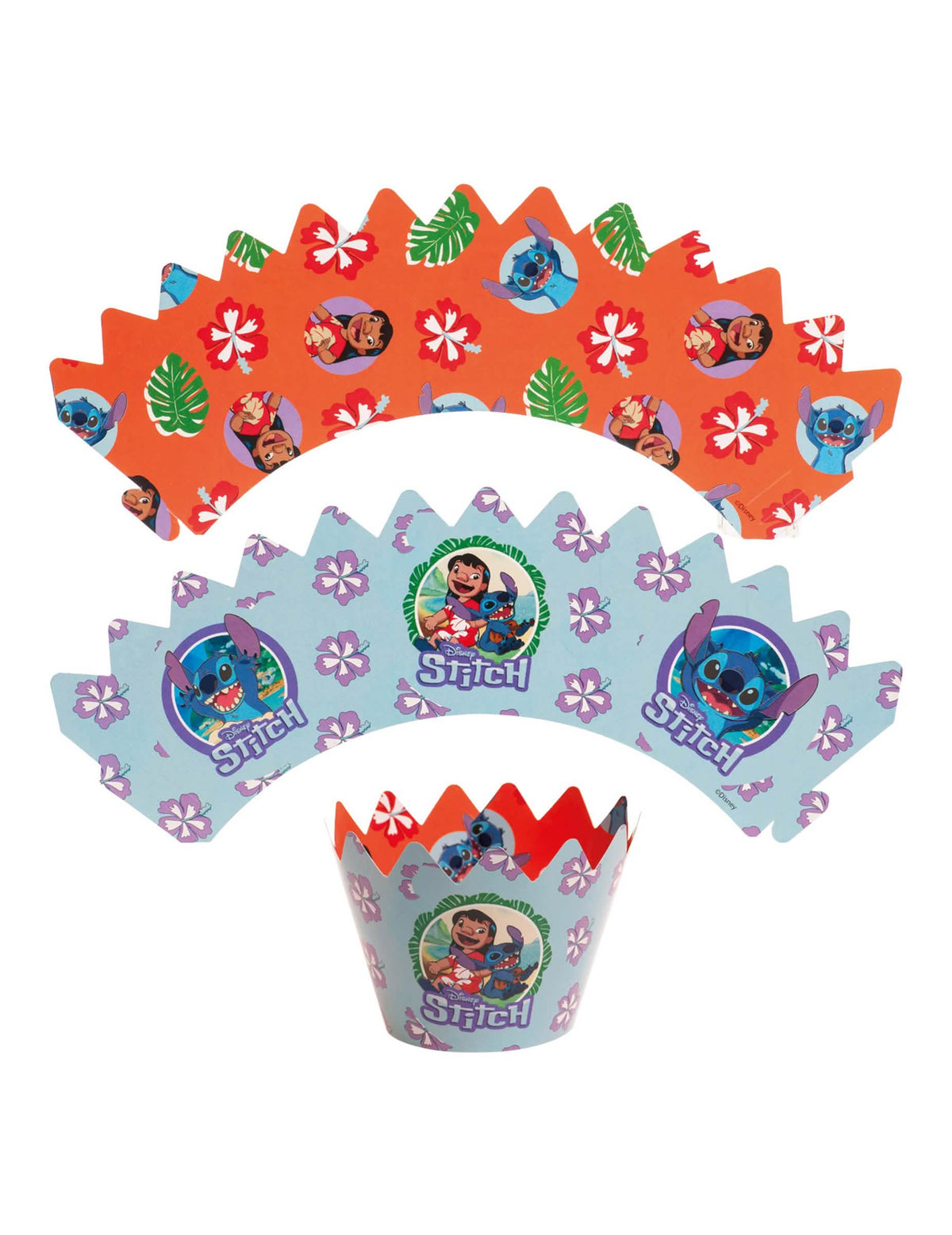 Set de 6 decorațiuni pentru cupcakes cu toppers Stitch™