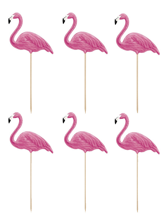 Pics flamants roses pour gâteaux rose
