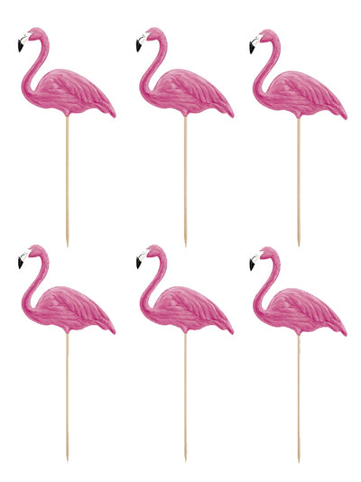 Pics flamants roses pour gâteaux rose