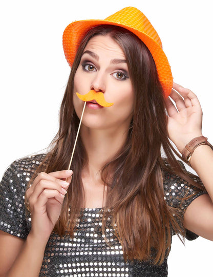 6 mustăți fosforescente 