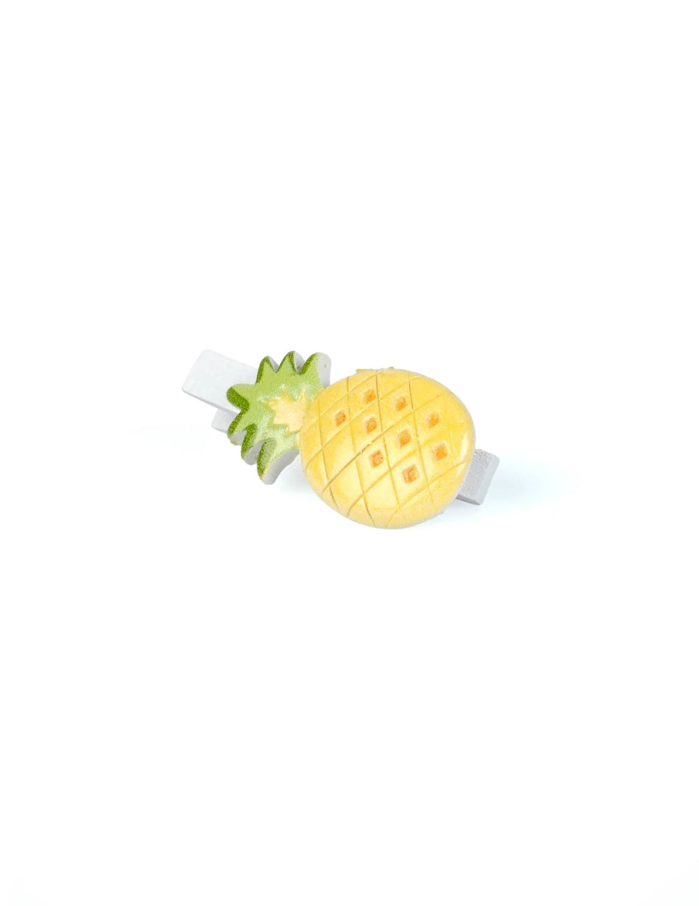 Prim-plan pe o clemă a clemelor decorative ananas pentru masă