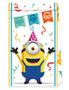 Sachets de fête Minions pour enfant blancs avec personnage et confettis