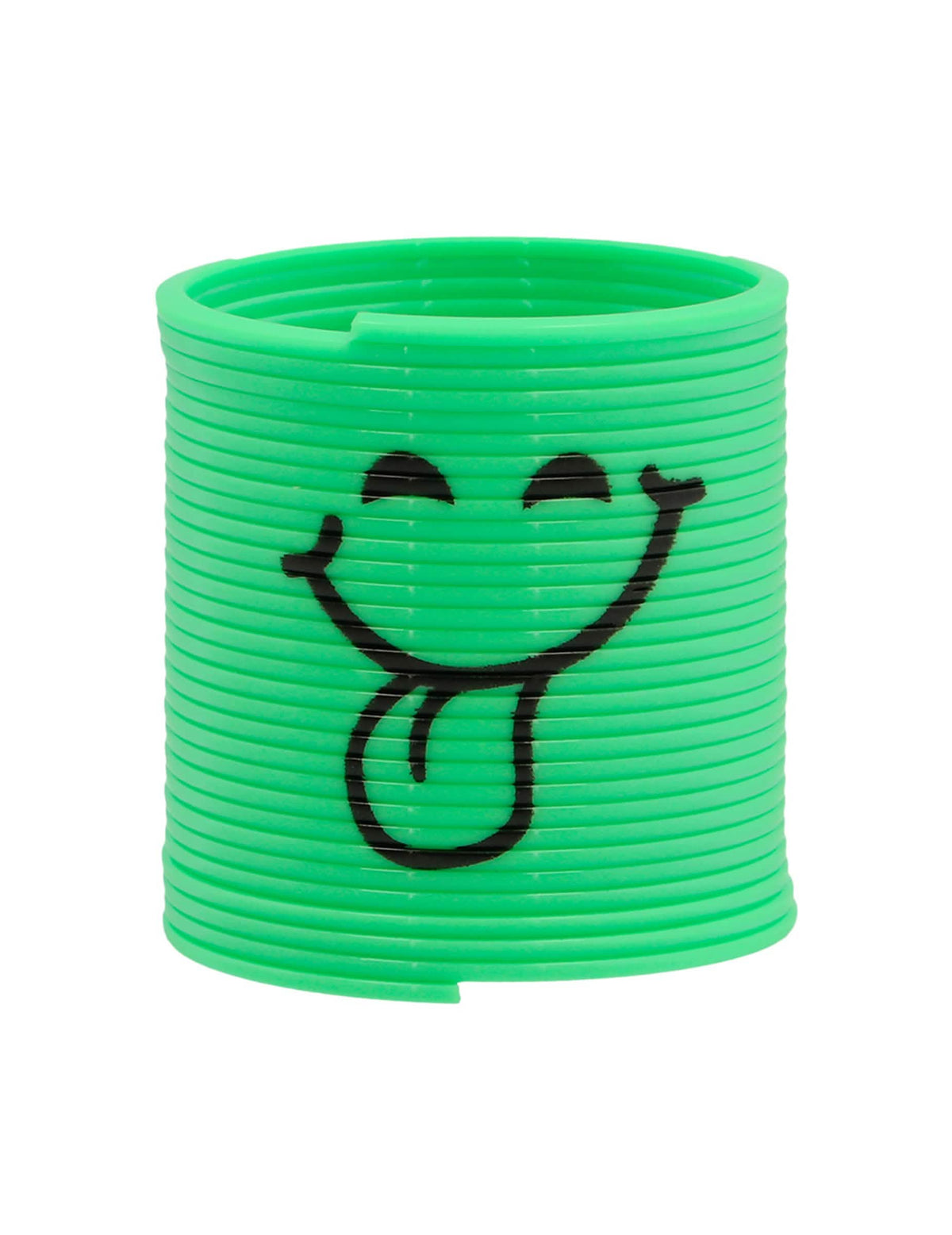Vederea modelului verde al slinky smiley pentru copil