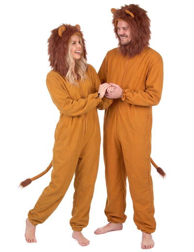 Costum de cuplu leu pentru adulți