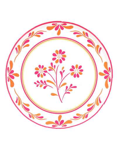 8 farfurii din carton Pink Limonade 23 cm