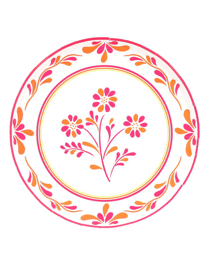 8 farfurii din carton Pink Limonade 23 cm