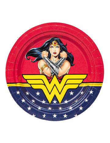 8 plăci de carton Wonder Woman 23 cm