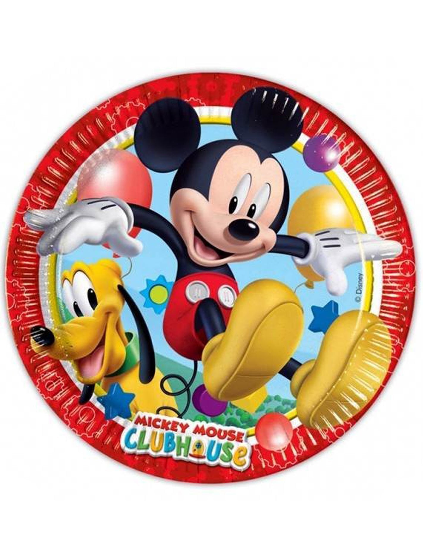 8 farfurii din carton Mickey Mouse™ 23 cm 