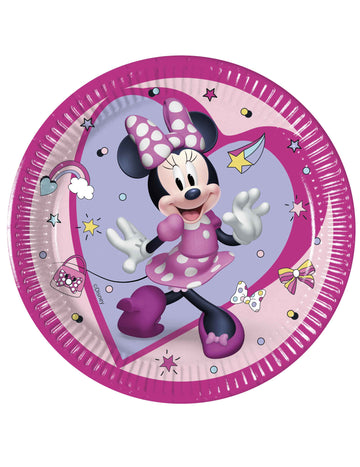 8 Farfurii de hârtie Minnie Junior™ 20 cm