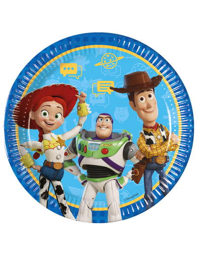 8 Assiettes en carton Toy Story 5™ 23 cm