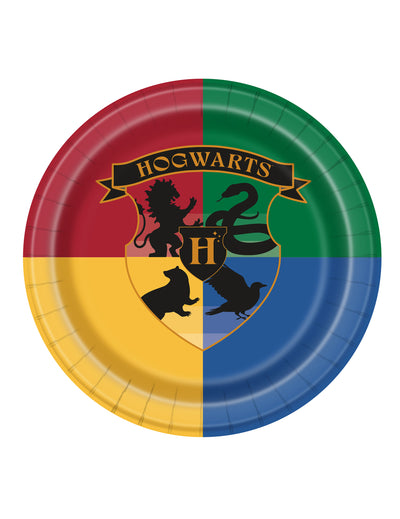 8 Farfurii Harry Potter™ Case 23 cm