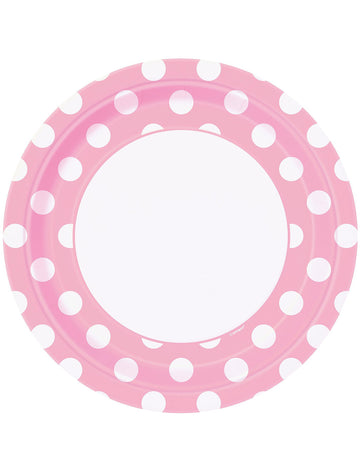 8 plăci roz deschis cu carton alb de 22 cm carton