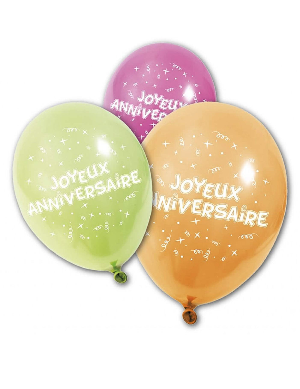 baloane din latex la mulți ani pentru petrecere multicolore cu inscripție albă
