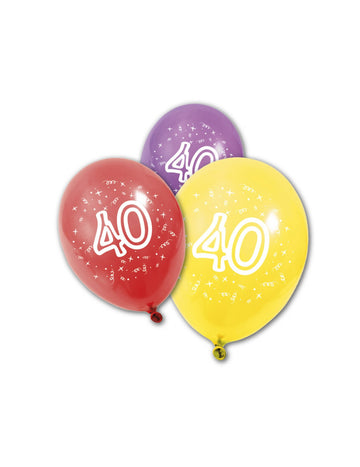 8 40 -40 de ani de naștere baloane de latex 30 cm