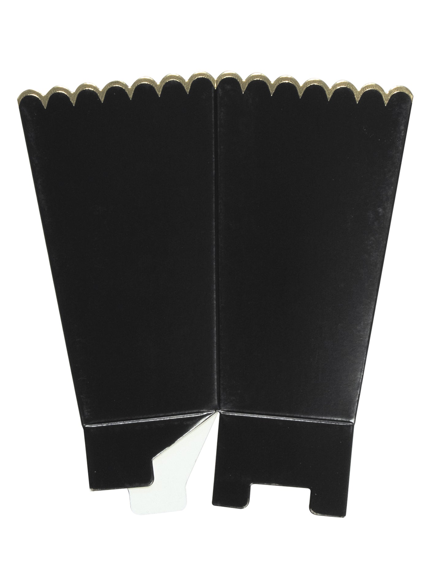 8 cutii de floricele negre și auriu 12,5 x 7 cm