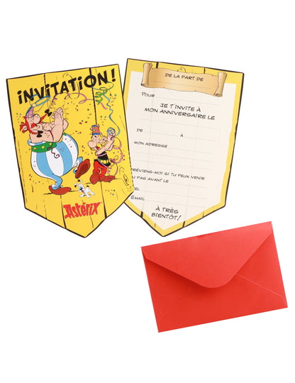 8 cărți de invitație asterix