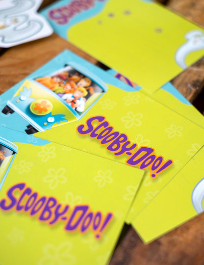 8 cărți de invitație cu plicuri scooby-doo 10x16cm