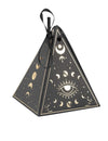 8 recipiente Cosmic Spirit din hârtie negru și auriu 8,5 x 6,7 cm