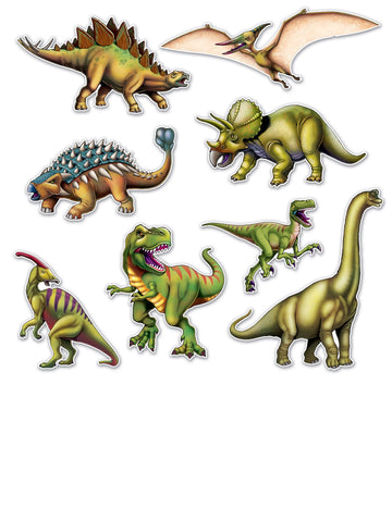 8 cartoane dinozauri tăieri