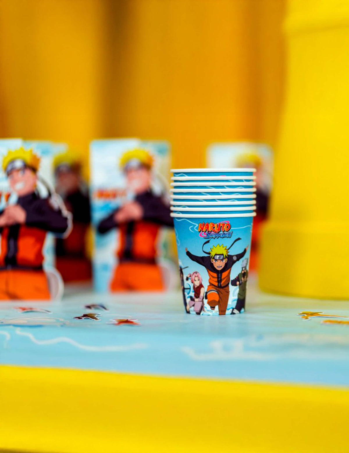8 pahare din carton Naruto Shippuden™ 250 ml