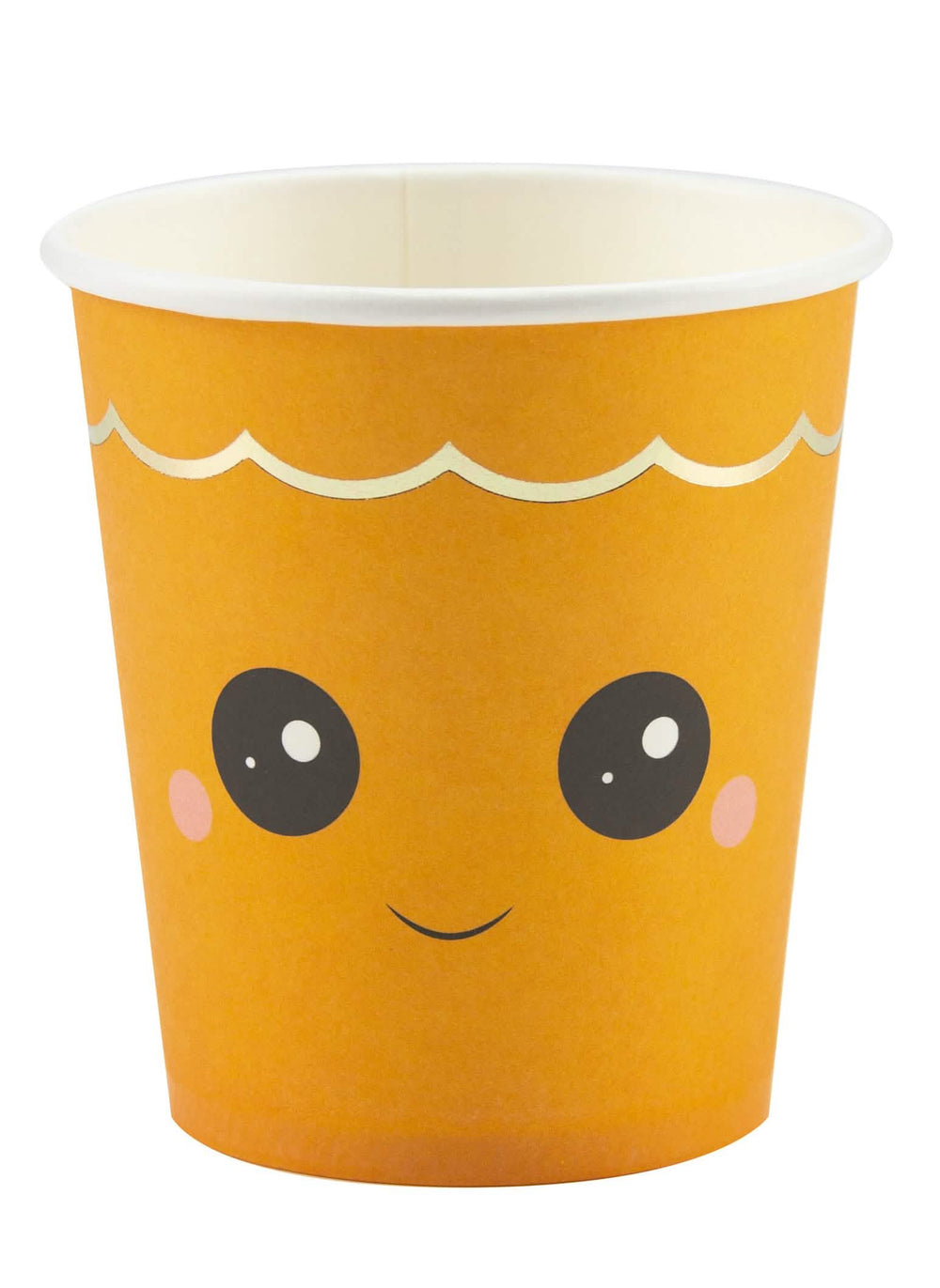 Pahare de carton dovleac sweety pentru copil portocaliu cu față drăguță
