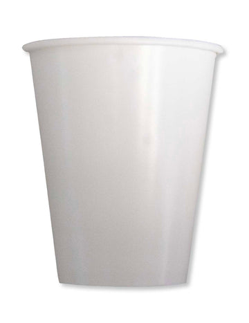 8 pahare compostabile din carton ivory, 250 ml