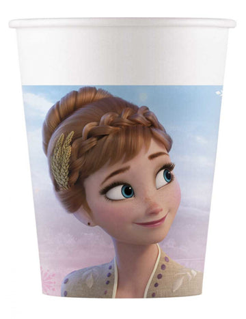 8 pahare de hârtie Frozen™ de 200 ml