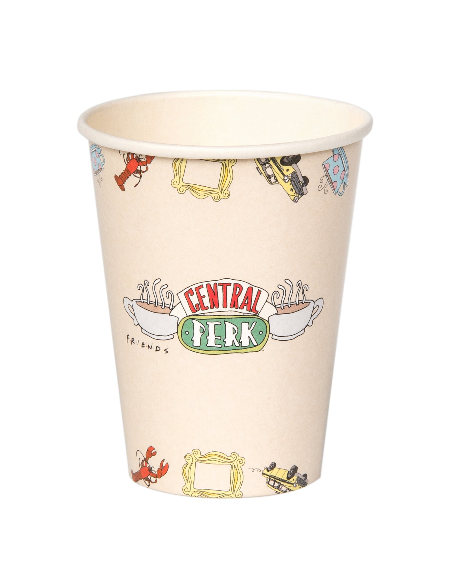 8 cupe de prieteni cu carton 210 ml