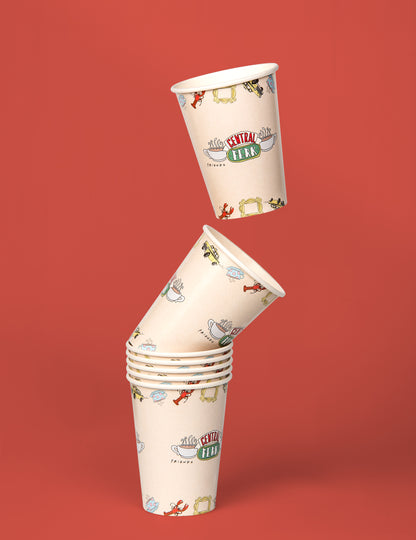 Pahare de carton 8 Friends™ de 210 ml