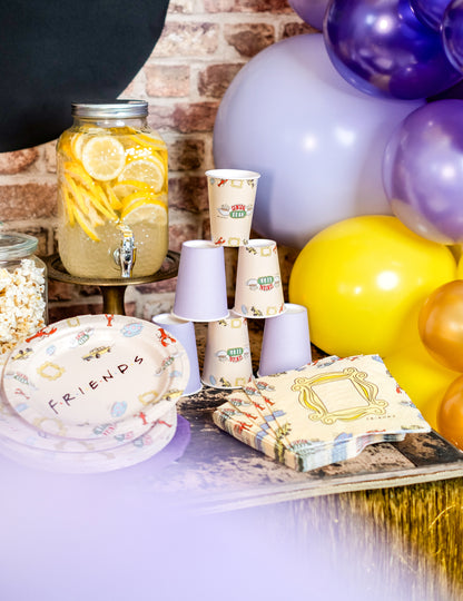 Pahare de carton 8 Friends™ de 210 ml