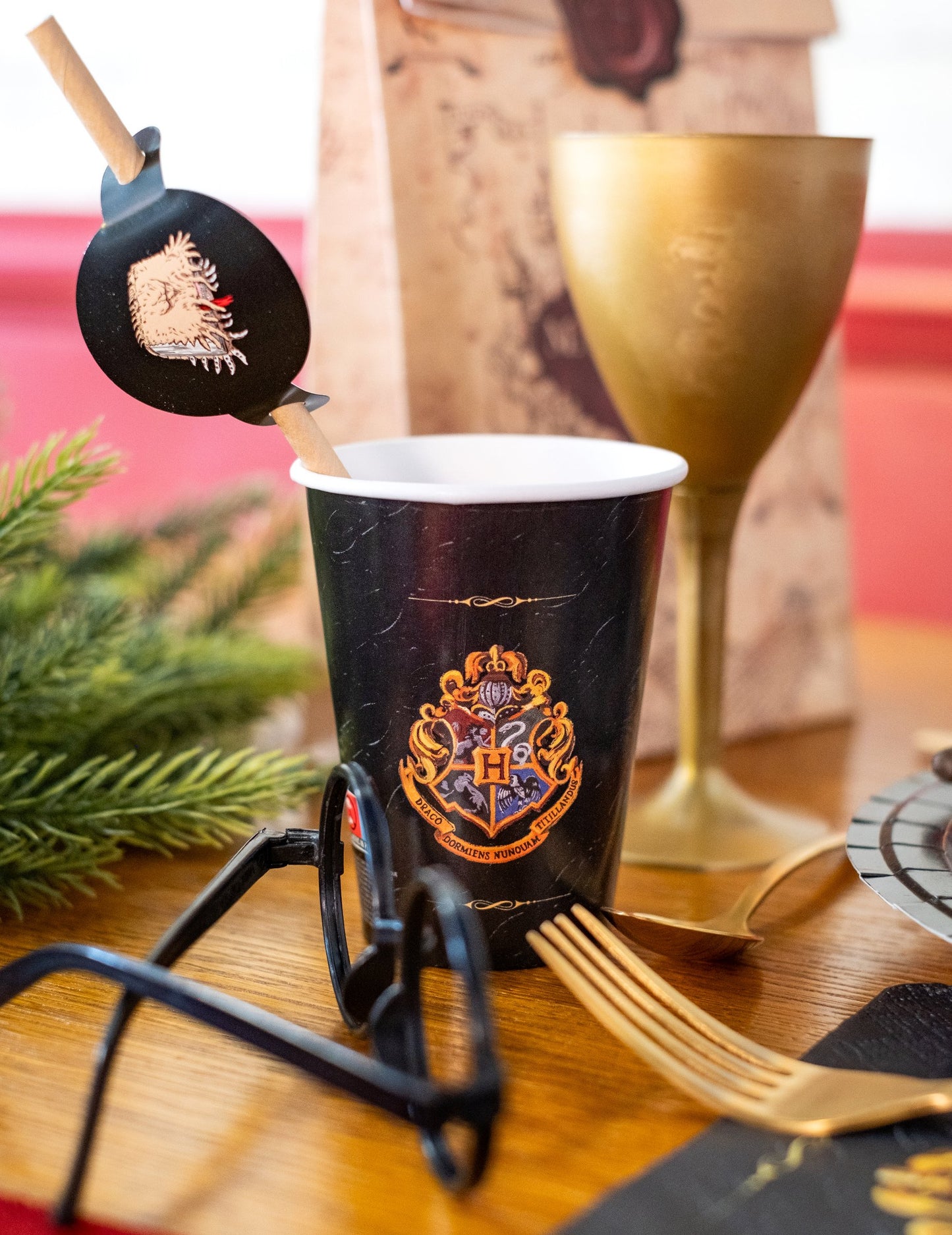 8 pahare din carton Harry Potter™ 210 ml 