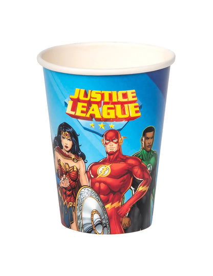 8 cupe de carton ligă justiție 210 ml