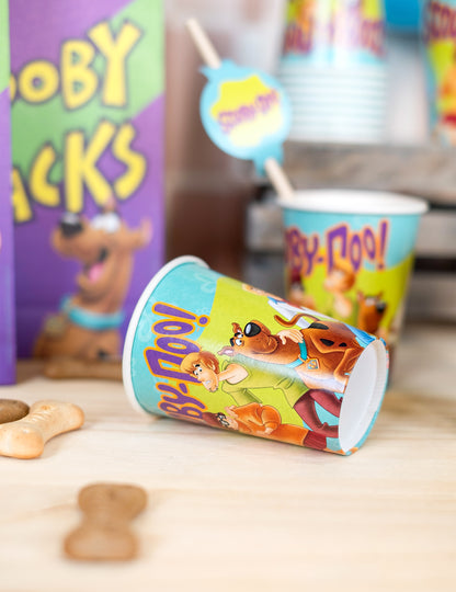 8 cupe de carton scooby-doo 210 ml